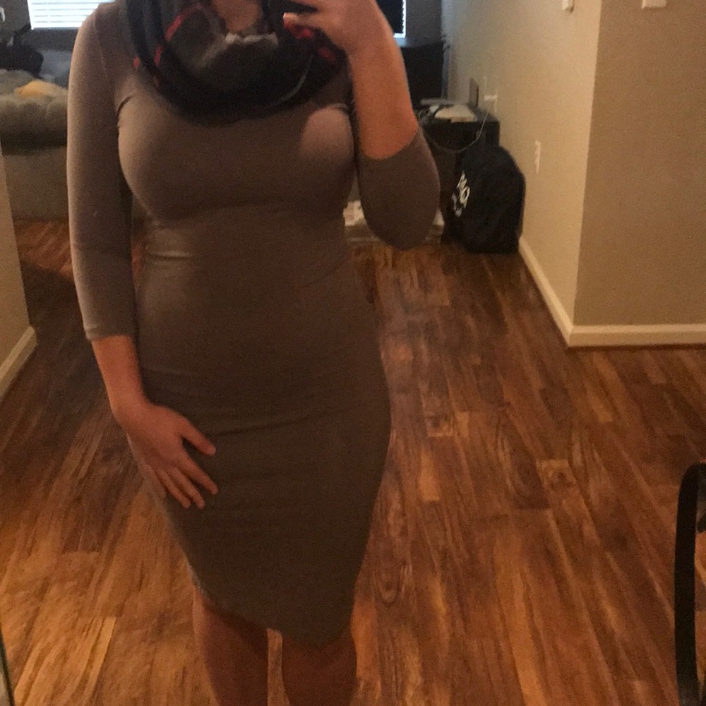 Gray dress